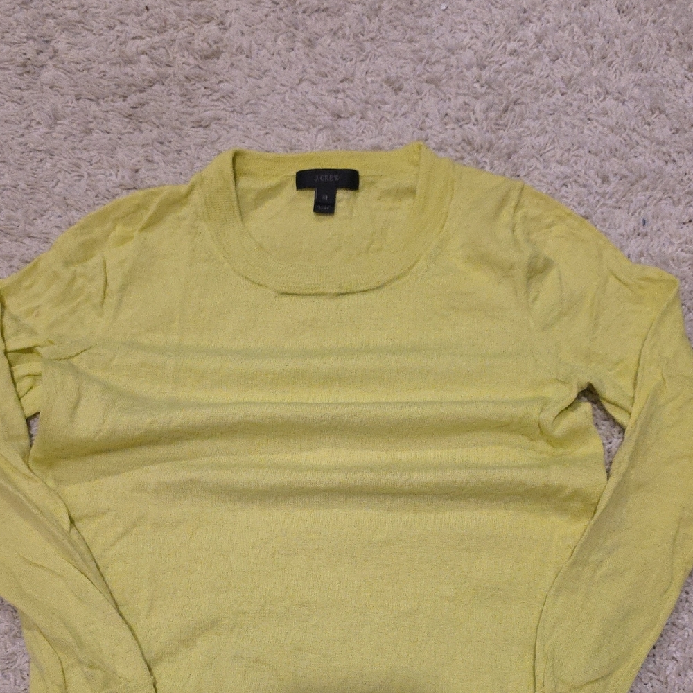 J. Crew Lemon Knit Top